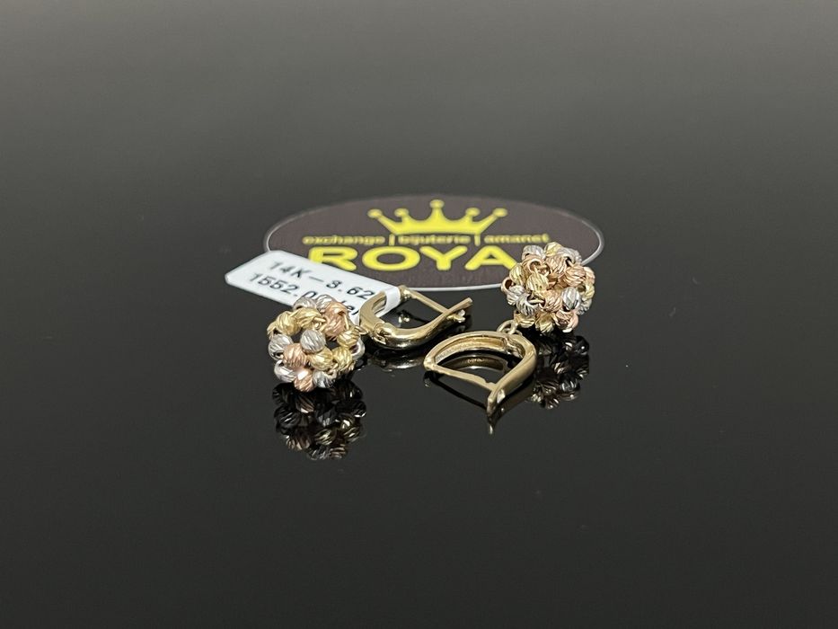 Bijuteria Royal CB : Cercei dama aur 14k 3,62 grame
