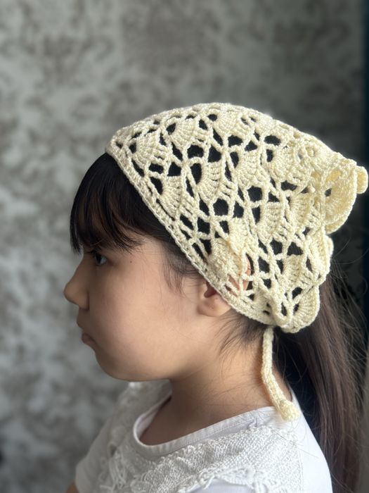 косынка и тюбетейка ручная