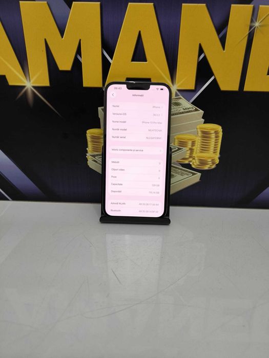 iPhone 13 Pro Max Blue 128 GB AGP Amanet 4128
