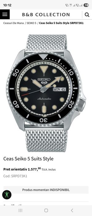 Seiko 5 Automat, impecabil