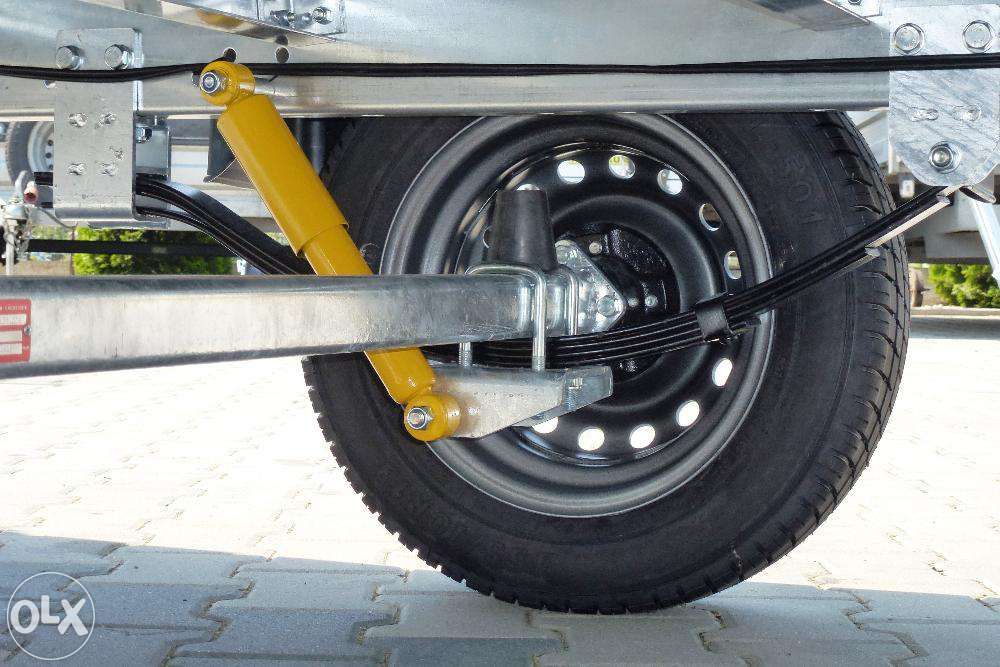 Remorca 750 kg 300 x 150 cm foi de arc si amortizor