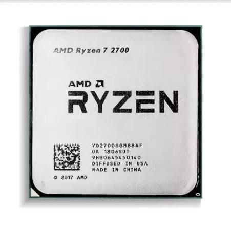 AMD Ryzen 7 2700 3,2 ГГц до 4,1 ГГц.
