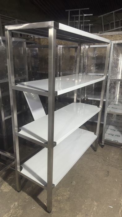 Стол из нержавейки на трубе