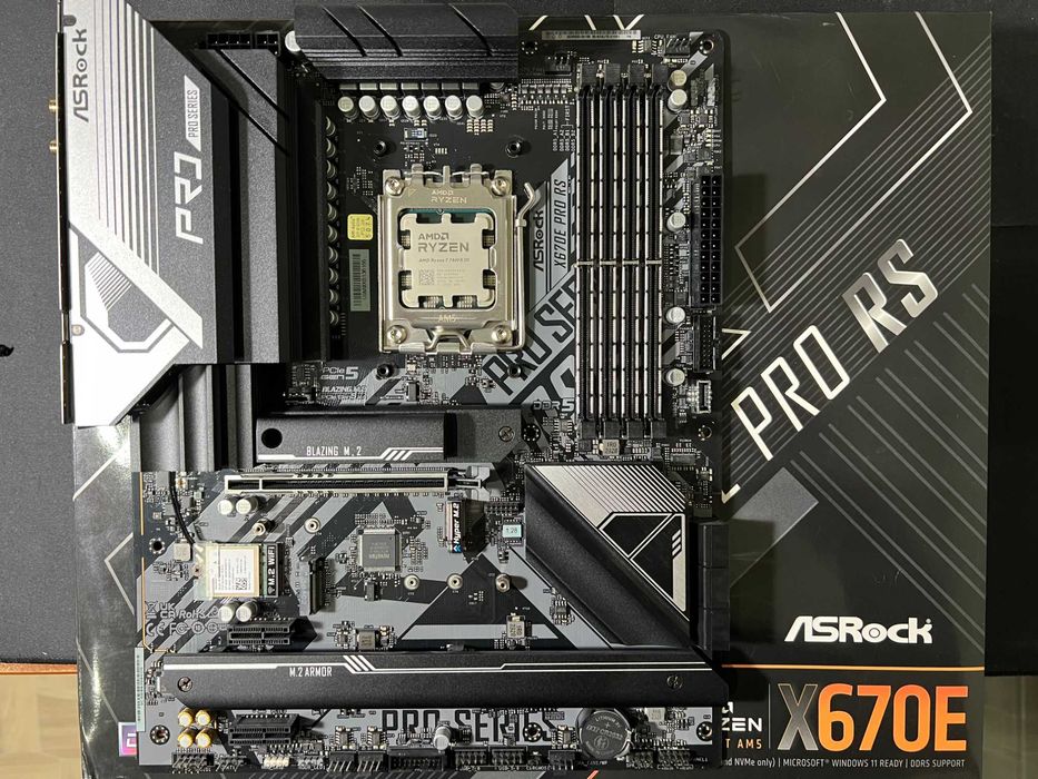 Процессор + Материнская плата | Ryzen 7 7800X3D + ASRock X670E Pro RS