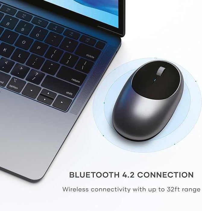 Satechi M1 simsiz Bluetooth sichqoncha (USB-C zaryadlanadi)