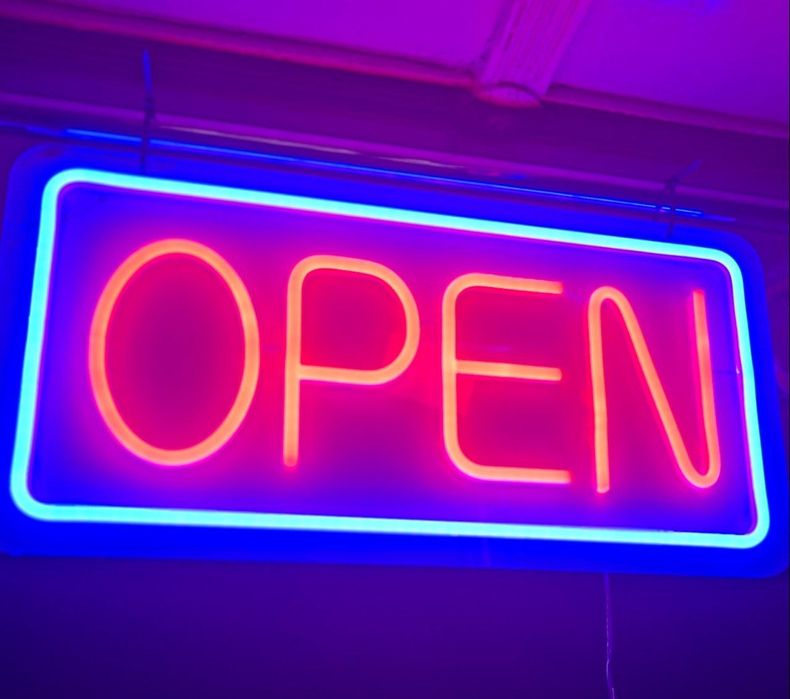 Tablichka Open ochiq otkrito tablo