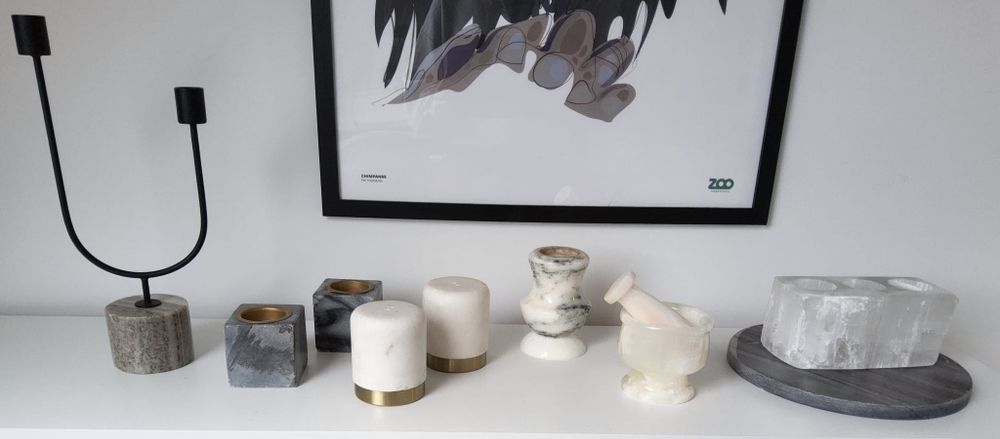 Декорации за дома/ Декоративни предмети от мрамор