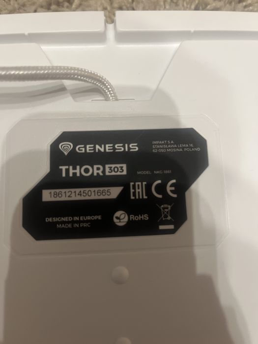 Продавам Genesis Thor 303 White (NKG-1861)