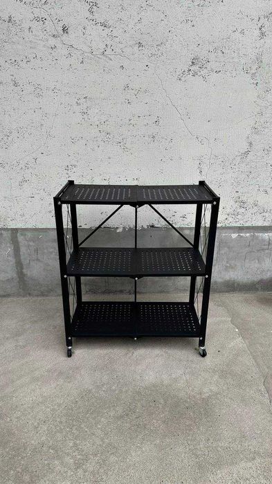 Металлический стеллаж на колесиках, кухни 2, 3, 4, 5 полок, этажерка