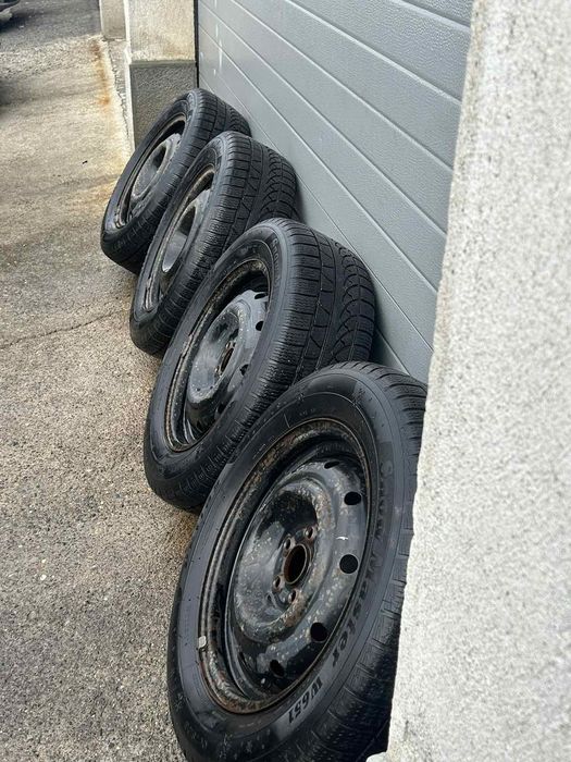 Метални джанти 5×100 с гуми от Субару Форестър