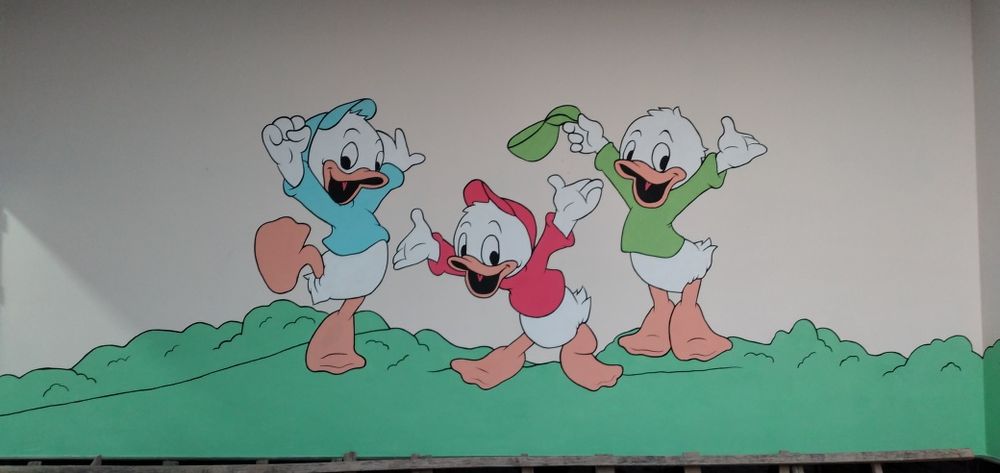 Devorga rasm chizish