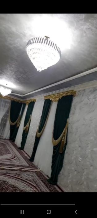 Parda tikish xizmatlari mavjud,karniz qoqish xizmatlari ham bor.