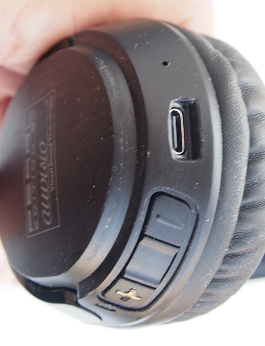 Casti bluetooth headphone auvisio usb c