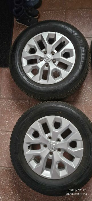 Schimb/Vand jante aliaj Duster r16 cu anvelope Goodyear all season 215 65 16
