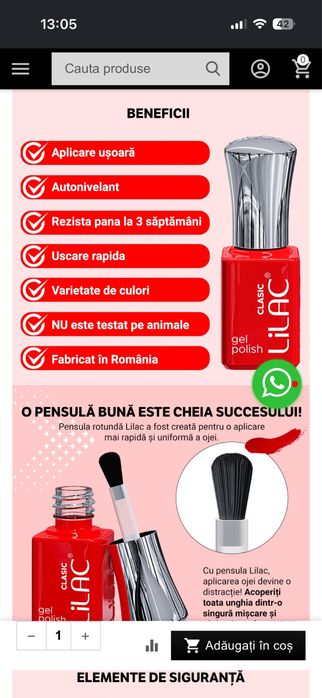 Kit oja semipermanenta Lilac Pastel