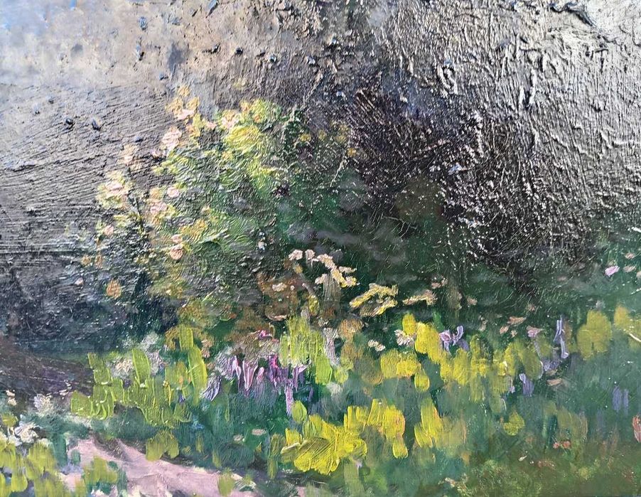 Tablou vechi - peisaj  - semnat Darascu