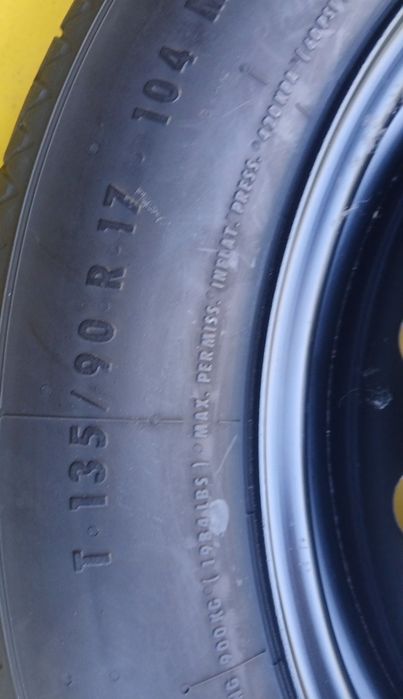 Roată rezervă slim 5x114.3 Hyundai Kia Mazda 135.90.17
