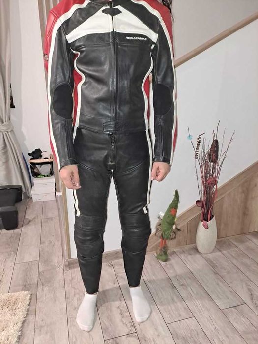 Дамски кожен мото екип