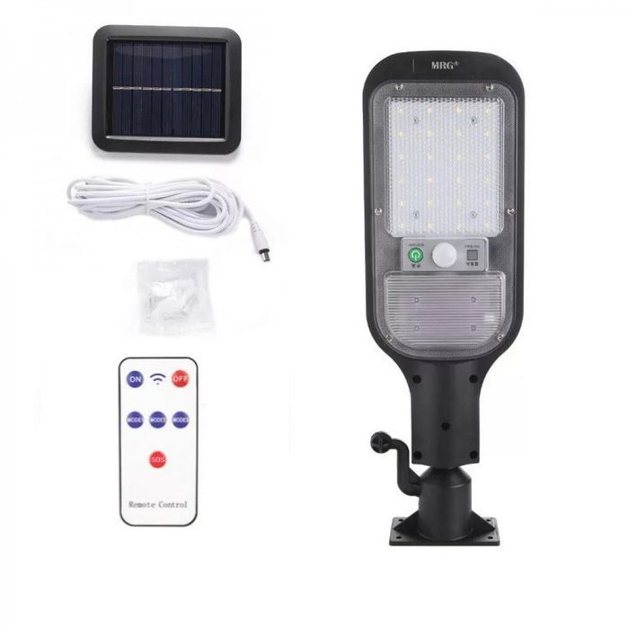 КОМПЛЕКТ 2 x Led соларна лампа 200W Сензори, Акумулатори, Дистанционно