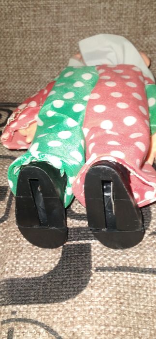 Игрушка клоун,кукла шагающий механический ГДР Смотрите 4фото.Описании