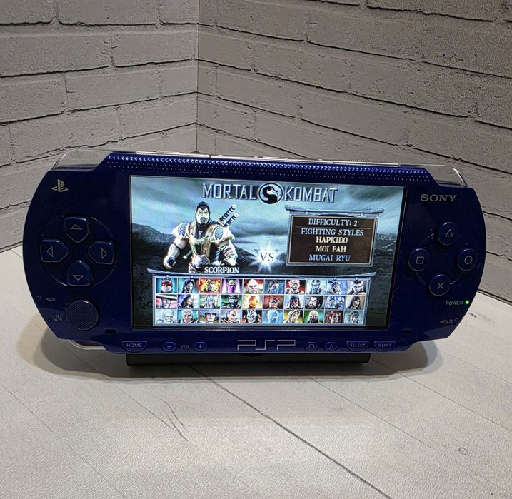 Легенда PSP Fat синяя прошитая
