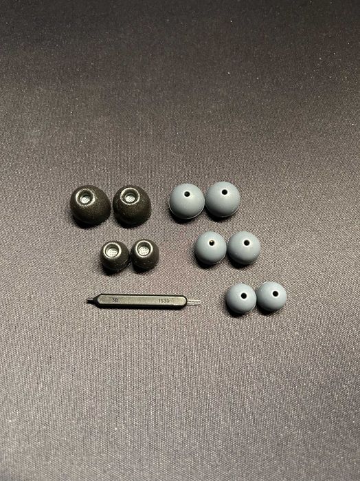 Căști Shure SE215 BK (negre) + husă + accesorii – stare foarte bună