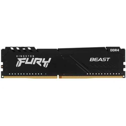 Оперативная память Kingston FURY Beast Black DDR4 8 ГБ