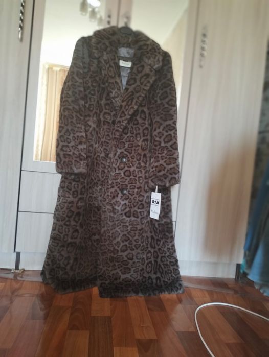 Трендтегы леопардовый шуба