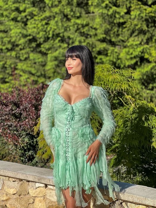 Rochie de inchiriat Norina St culoare verde