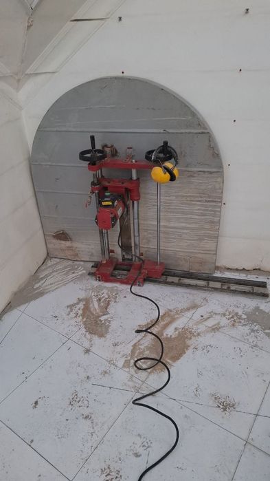 Beton buzish, teshish, betondan Almaznoy koronkada santehnika ishlari.