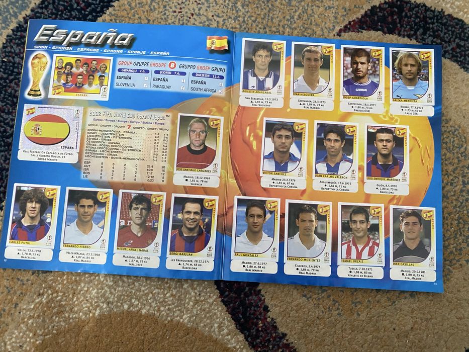 Panini FIFA World Cup 2002 Korea Japan Sticker Album