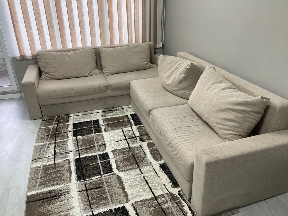 Две канапета , ъглов диван