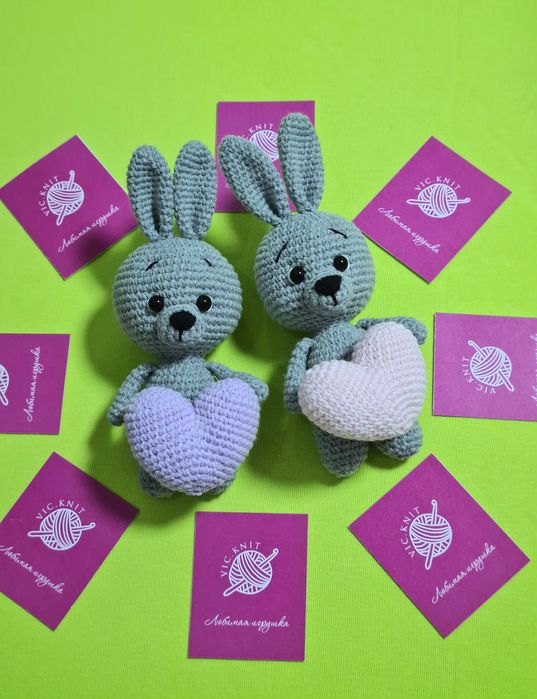 Вязаные игрушки ручной работы