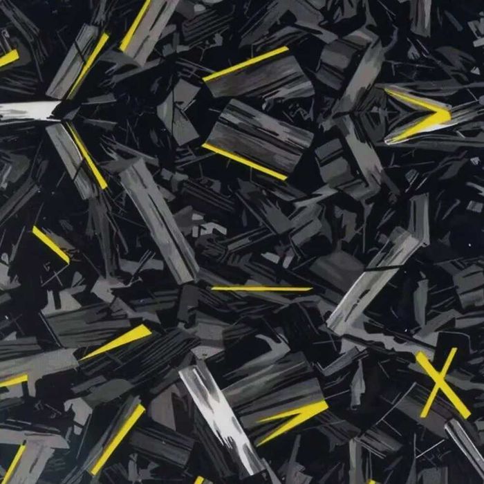 Фолио за хидрографика FORGET CARBON YELLOW 50