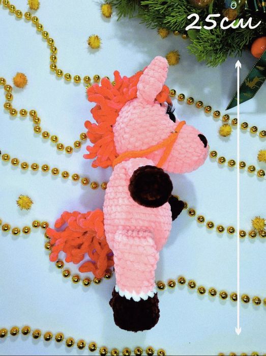 Лошадь символ Нового года 2026, 25 см, ручная работа