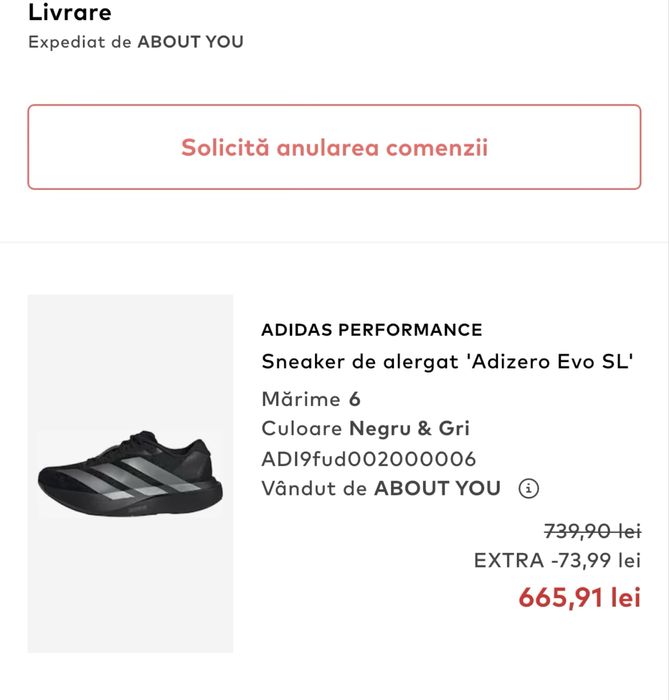 Adidas Evo SL  metalic black