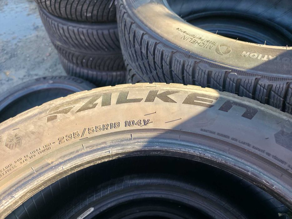 4 Anvelope de IARNA - 235/55/18 104V - Falken EuroWinter - Stare F BUNA - DOT 2022 !