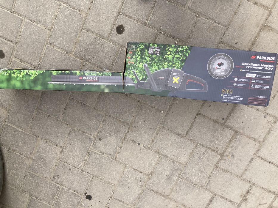 Foarfec-Trimmer Tuns Gard Viu Parkside  Performance Brusheless 20v doar Corp Nou