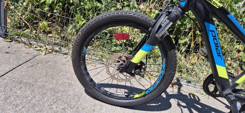 bicicleta copii 20 inch, frane pe disc, suspensie fata