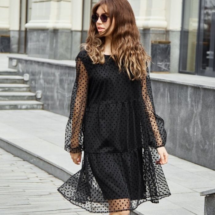 Платье из сетки 44-48р.