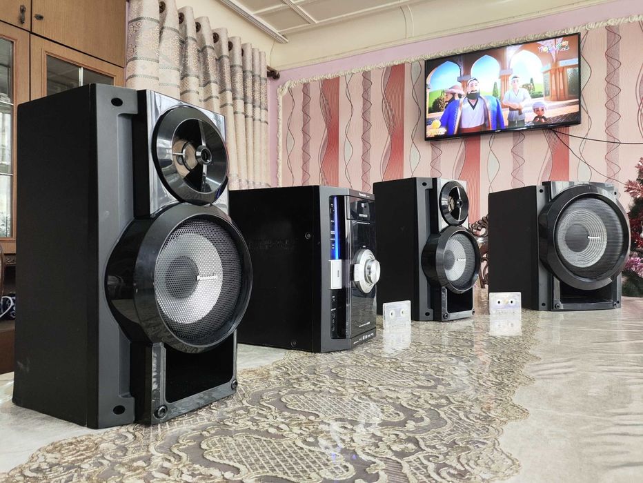 Orginal malaysia panasonic 2.1 subwooferli bass bomba