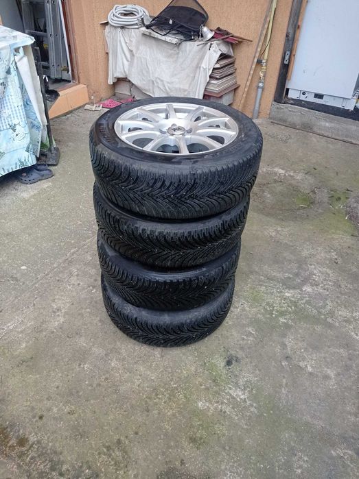 jante roti 205 55 16R 5x100 anvelope Mihelin iarna