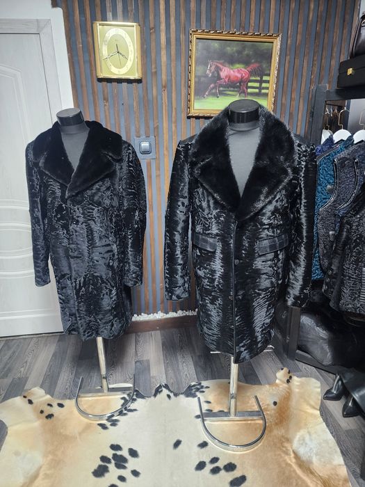 Мужская шуба из отборного каракульа