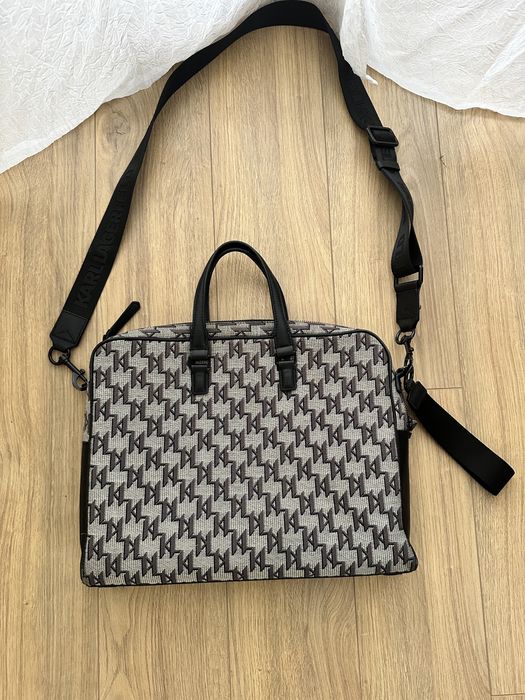 ОРИГИНАЛНА! Karl Lagerfeld чанта за лаптоп дамска / мъжка НЕВЕРОЯТНА!