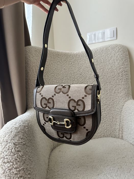 НЕВЕРОЯТНА! Дамска дизайнерска чанта с GG принт