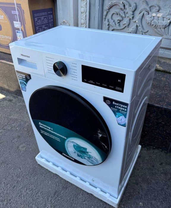 Cтиральная машина Hisense 6 кг WF1I6022BWU2A Inverter Steam AutoMix