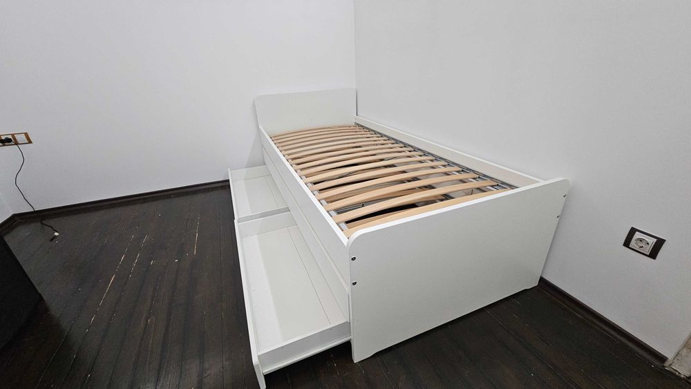 Икеа SLÄKT - легло (детско) 2 в 1 с чекмеджета