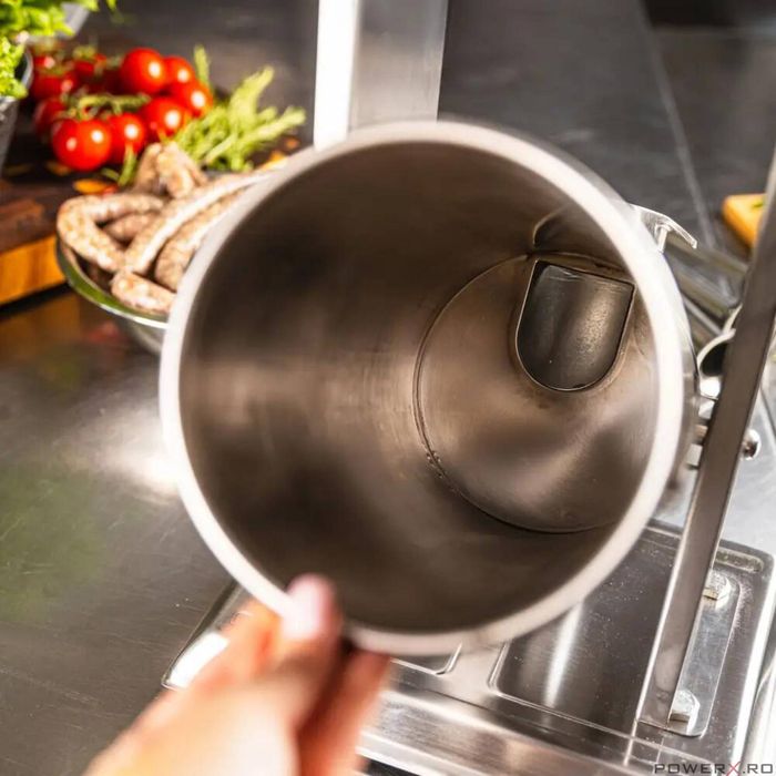 Masina manuala pentru umplut carnati, otel inoxidabil, capacitate 5