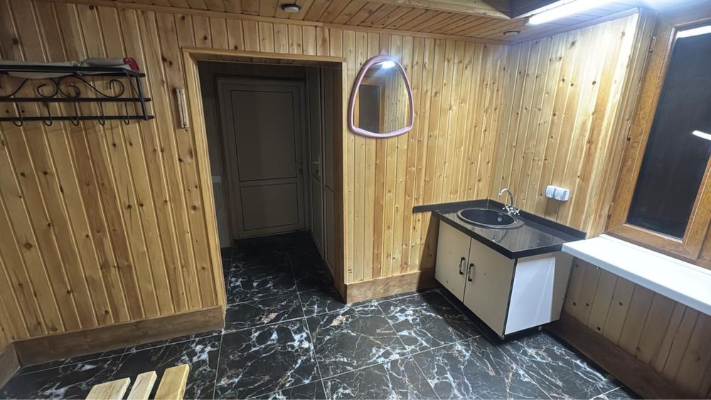 Баня чистая новая