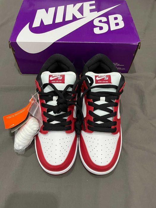Nike Dunk SB Chicago Red Barbati 42,43 Noi Nepurtati Ieftini
